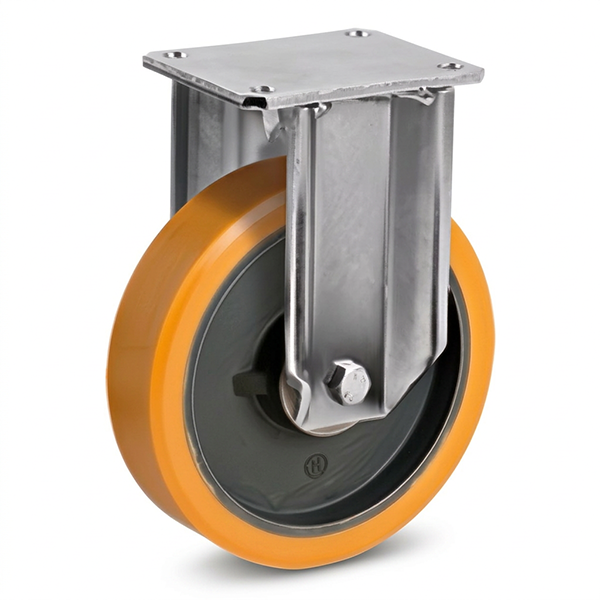 Tellure Rota Ruota Serie 64 in Poliuretano TR Supporto EXTRAPESANTE Fisso - TELLURE ROTA